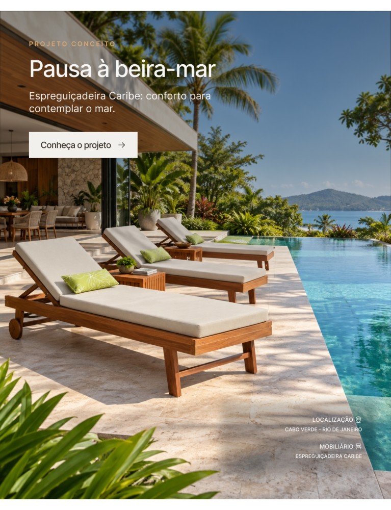 Pausa à beira-mar
