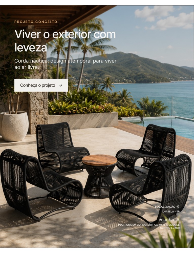 Viver o exterior com leveza