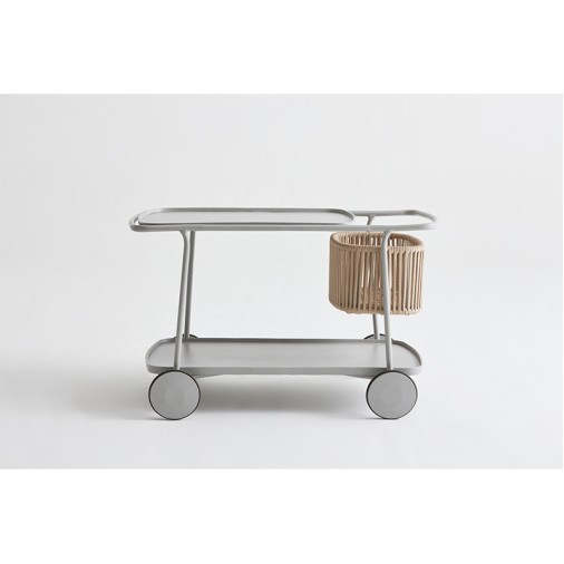 Carrinho De Chá Em Corda Náutica Lírio (03)