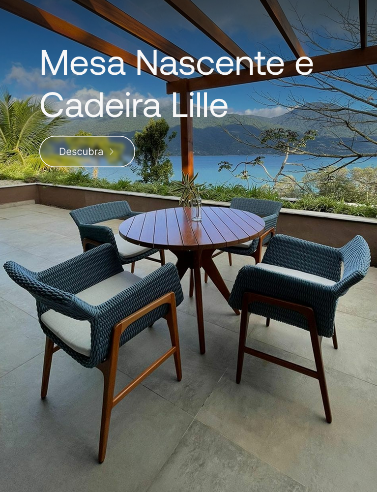 Mesa Nascente e Cadeira Lille