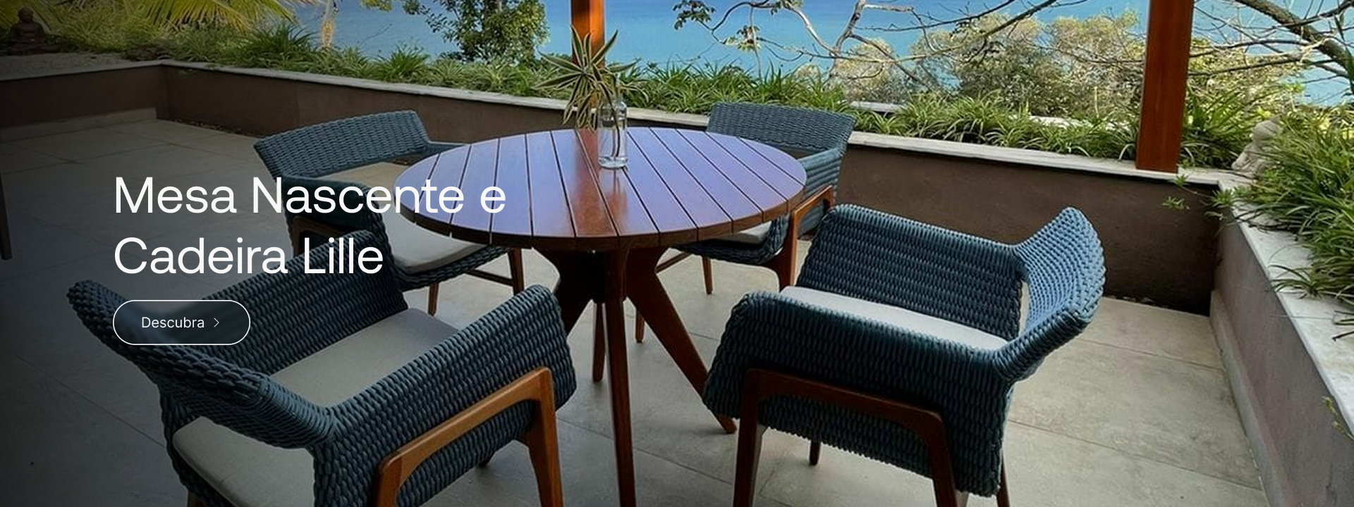 Mesa Nascente e Cadeira Lille