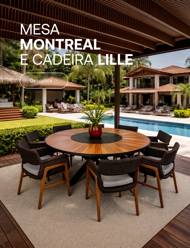 Mesa Montreal e Cadeira Lille