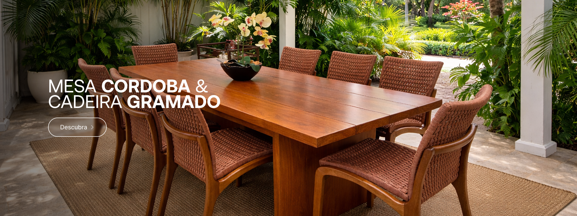 Mesa Cordoba & Cadeira Gramado 