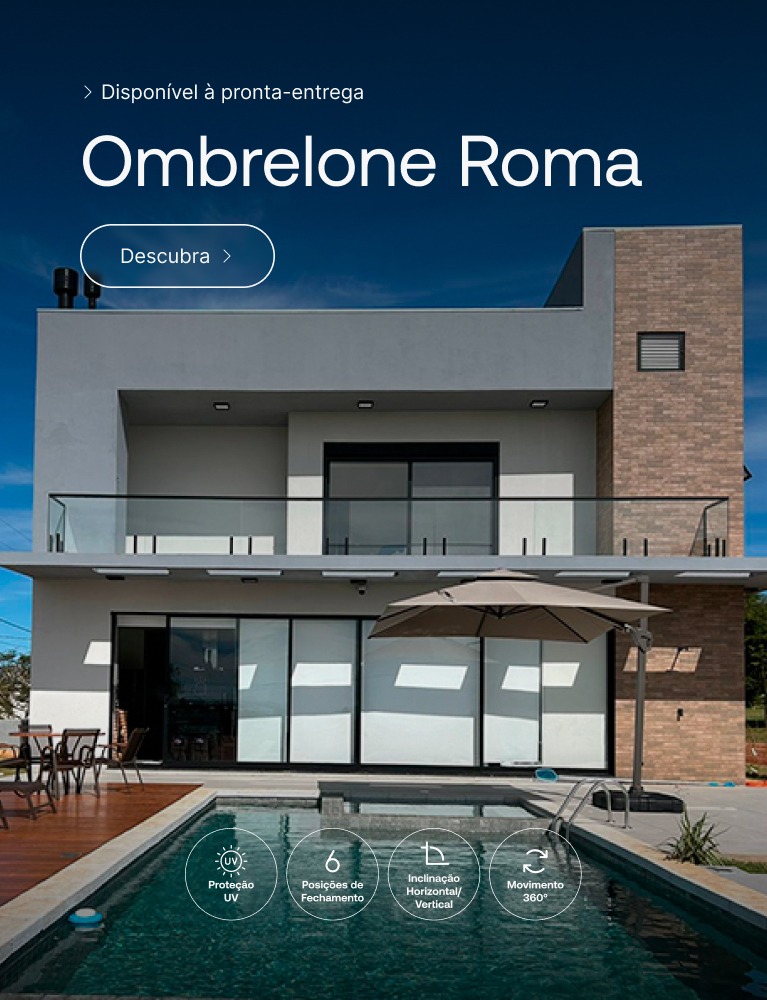 Ombrelone Roma Pronta Entrega