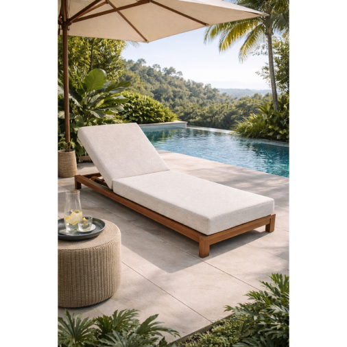 Espreguiçadeira Em Madeira Cumarú Blois