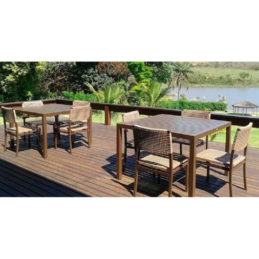 Mesa De Jantar Em Alumínio Genebra (05)