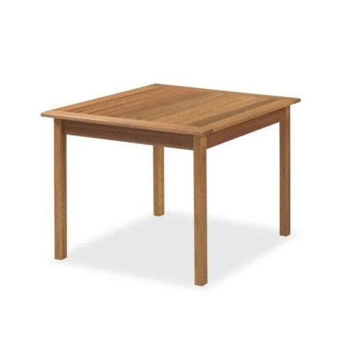 Mesa Quadrada em Madeira Eucalipto Export