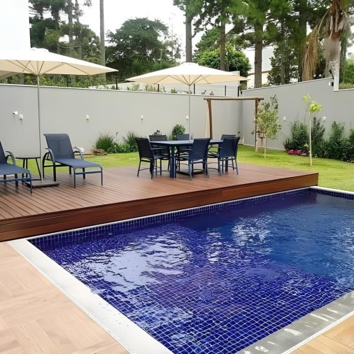 Ombrelone Redondo Em Alumínio Belga