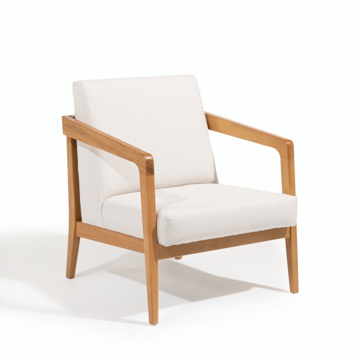 Poltrona Em Madeira Eucalipto E Corda Náutica Kiel