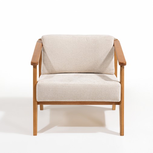 Poltrona Em Madeira Eucalipto E Corda Náutica Pouso