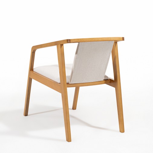 Poltrona Em Madeira Eucalipto Vega