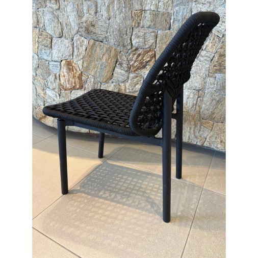 Cadeira Em Alumínio E Corda Náutica Rubi