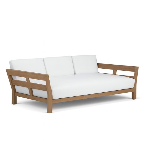 Sofá Em Madeira Cumarú Aspen 3 Lugares