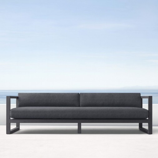 Sofá Em Alumínio Toronto 3 Lugares